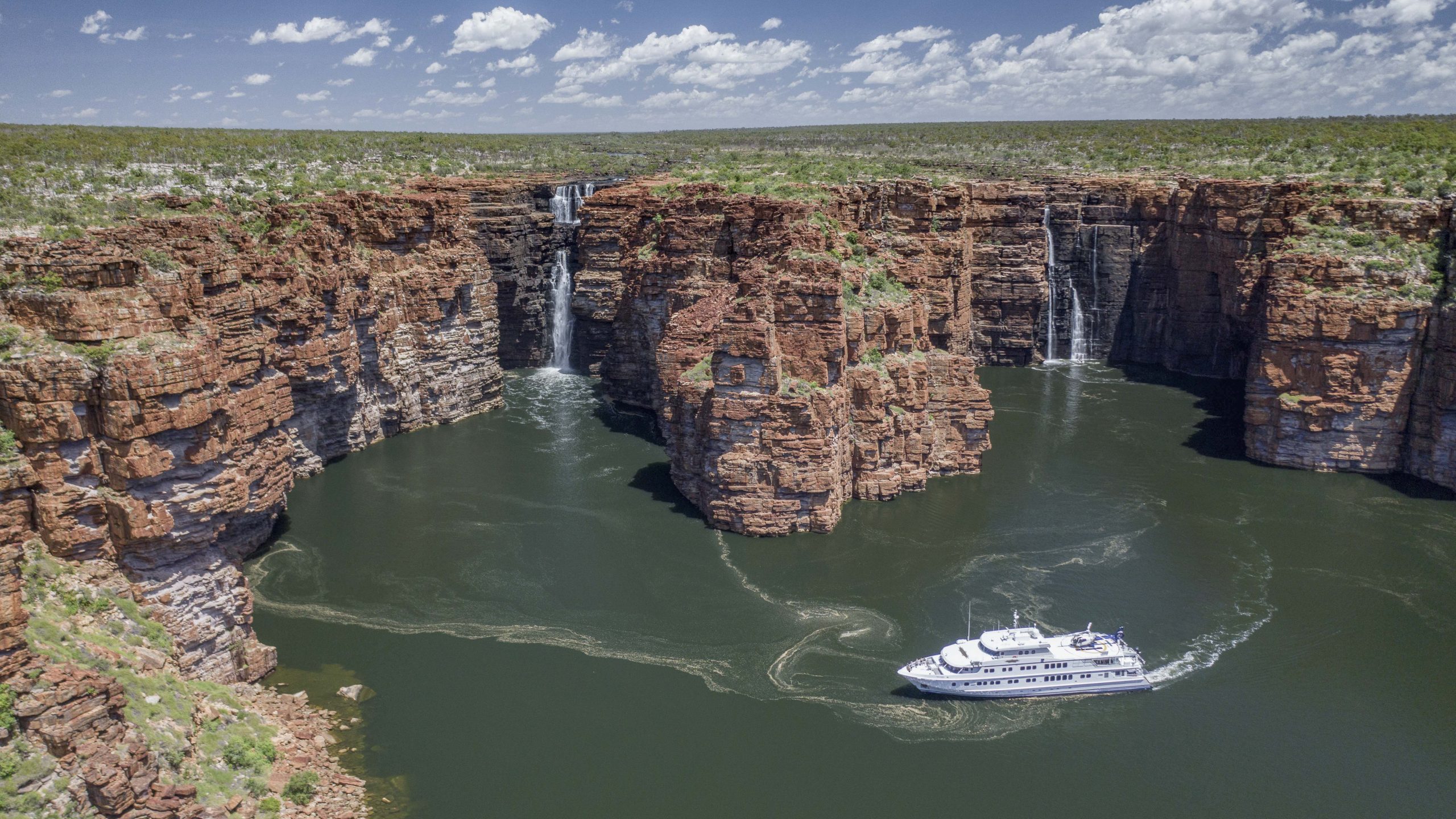 Agent Image Gallery 13 Aerial view of Kimberley Waterfalls