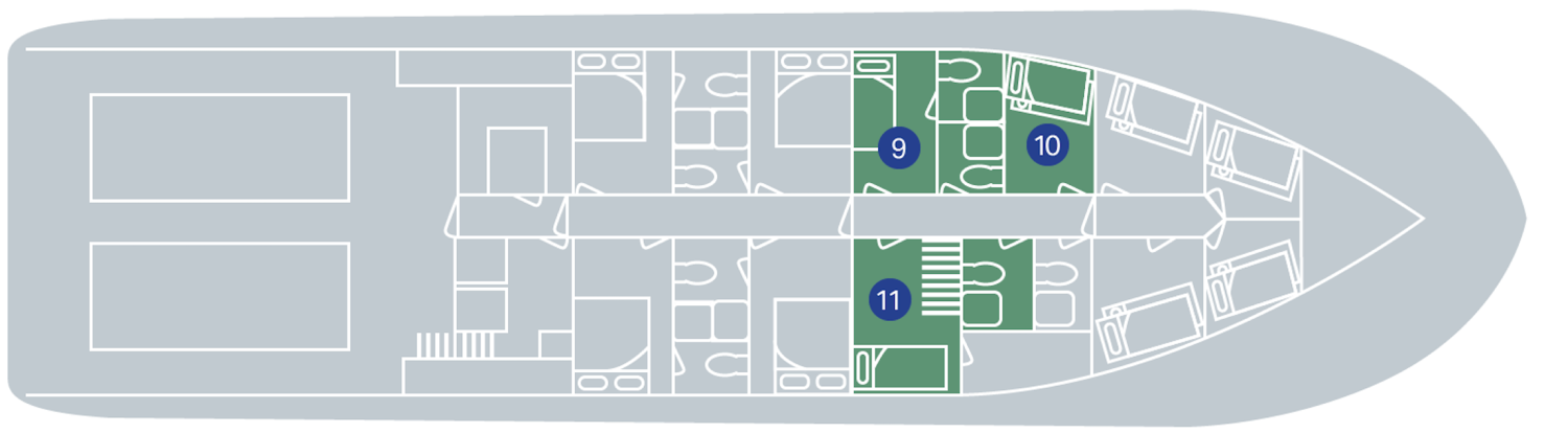True North II Ocean Class Cabins Blueprint